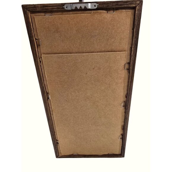 Vintage Shadow Box With Rustic Memorabilia Including Lace Key Button Sewing Noti - Picture 14 of 14